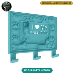 Dog leash holder design