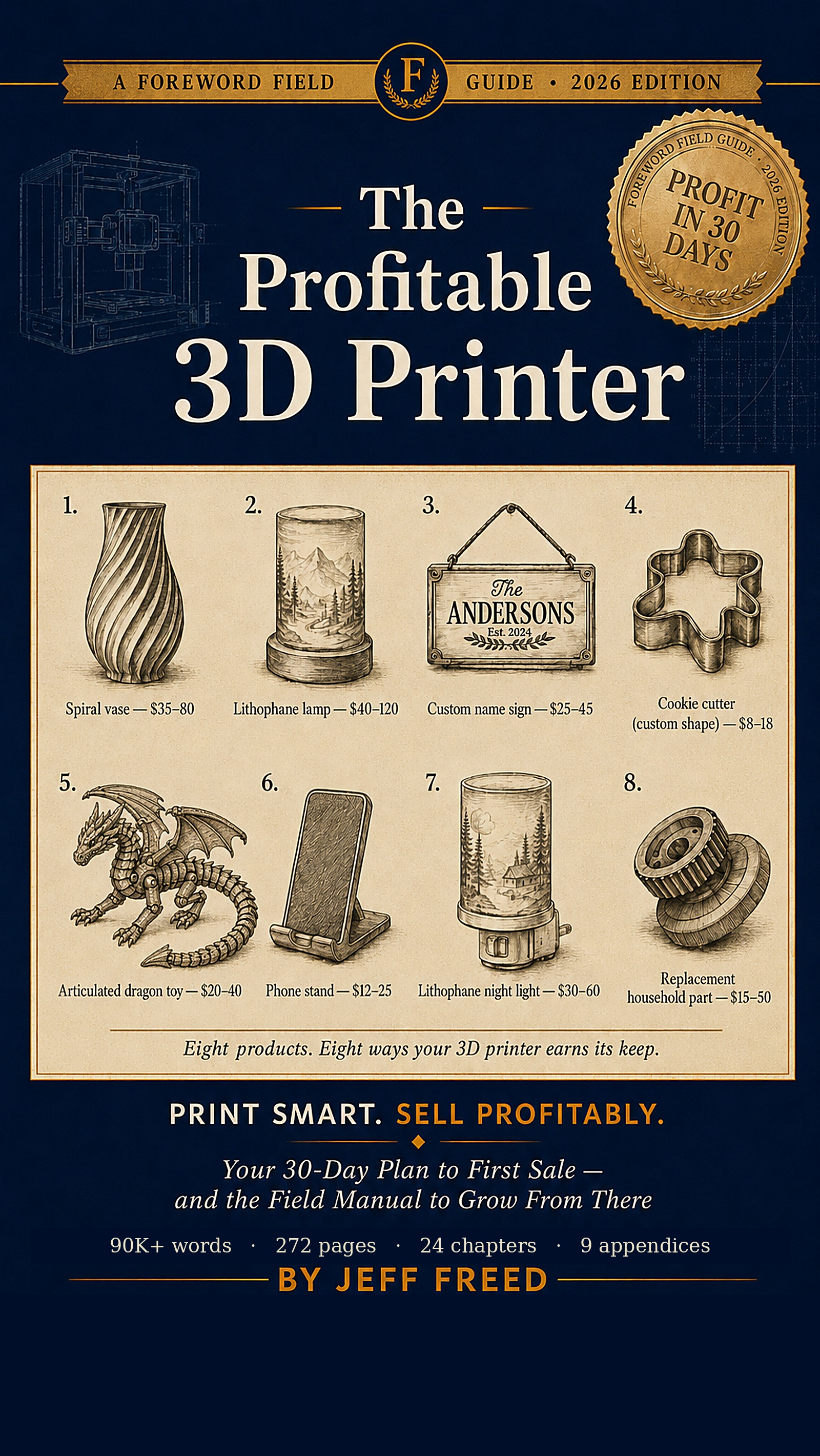 The Profitable 3D Printer — book by Jeff Freed